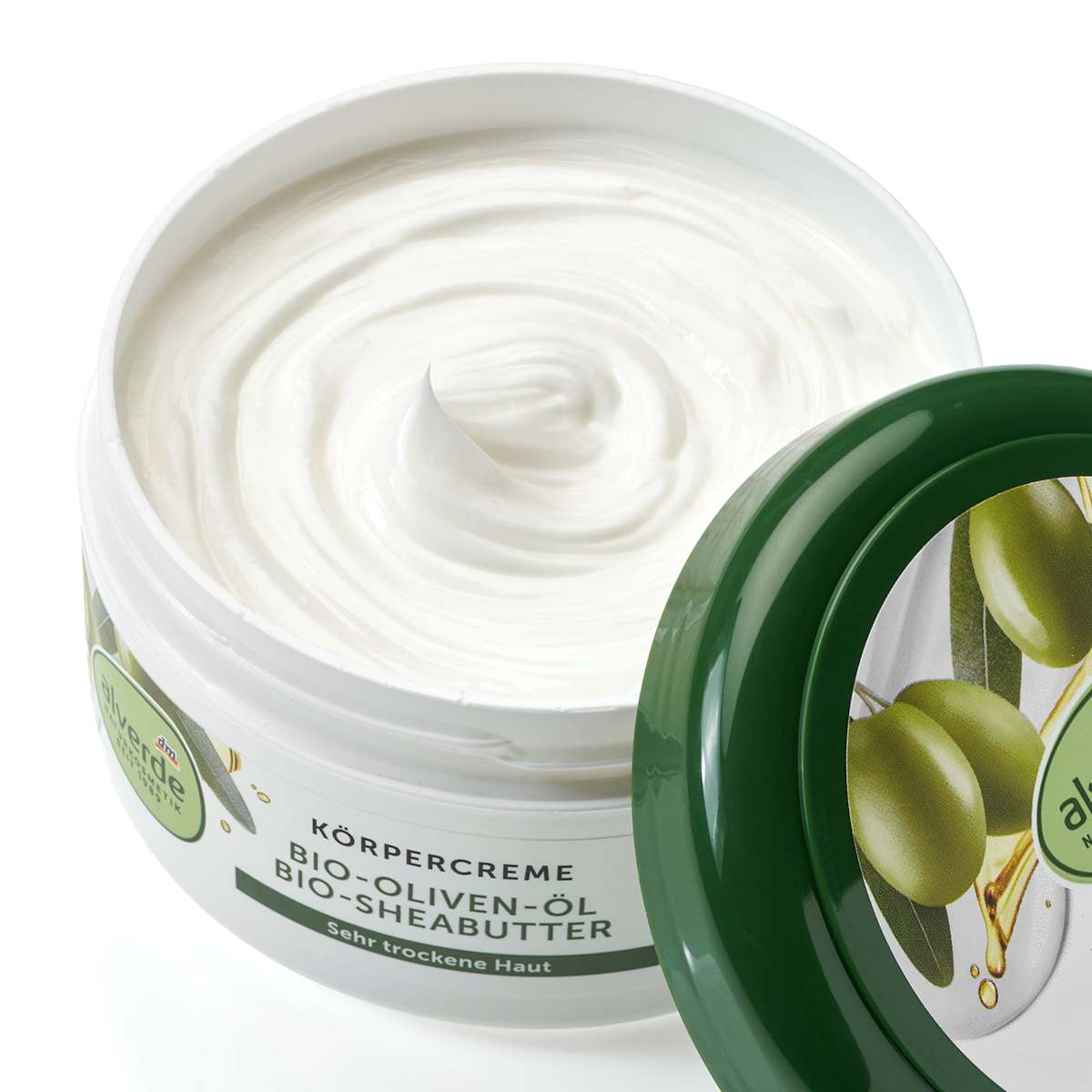 alverde NATURKOSMETIK Body Cream Olive Oil & Shea Butter, 300 ml
