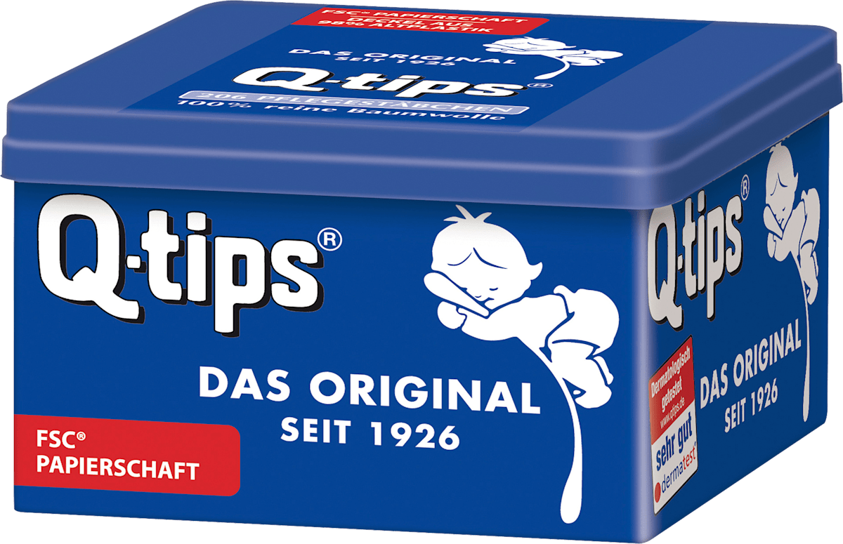 Q-tips Cotton Buds Box Original, 206 pcs