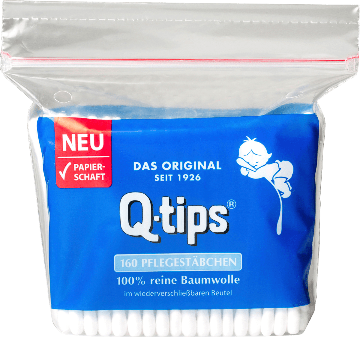 Q-tips Cotton Buds Refill Pack, 160 pcs
