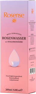 Rosense Face Toner Rose Water with Hyaluronic Acid, 200 ml