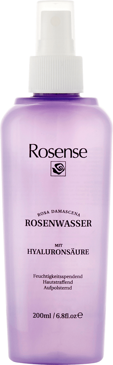 Rosense Face Toner Rose Water with Hyaluronic Acid, 200 ml