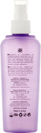 Rosense Face Toner Rose Water with Hyaluronic Acid, 200 ml