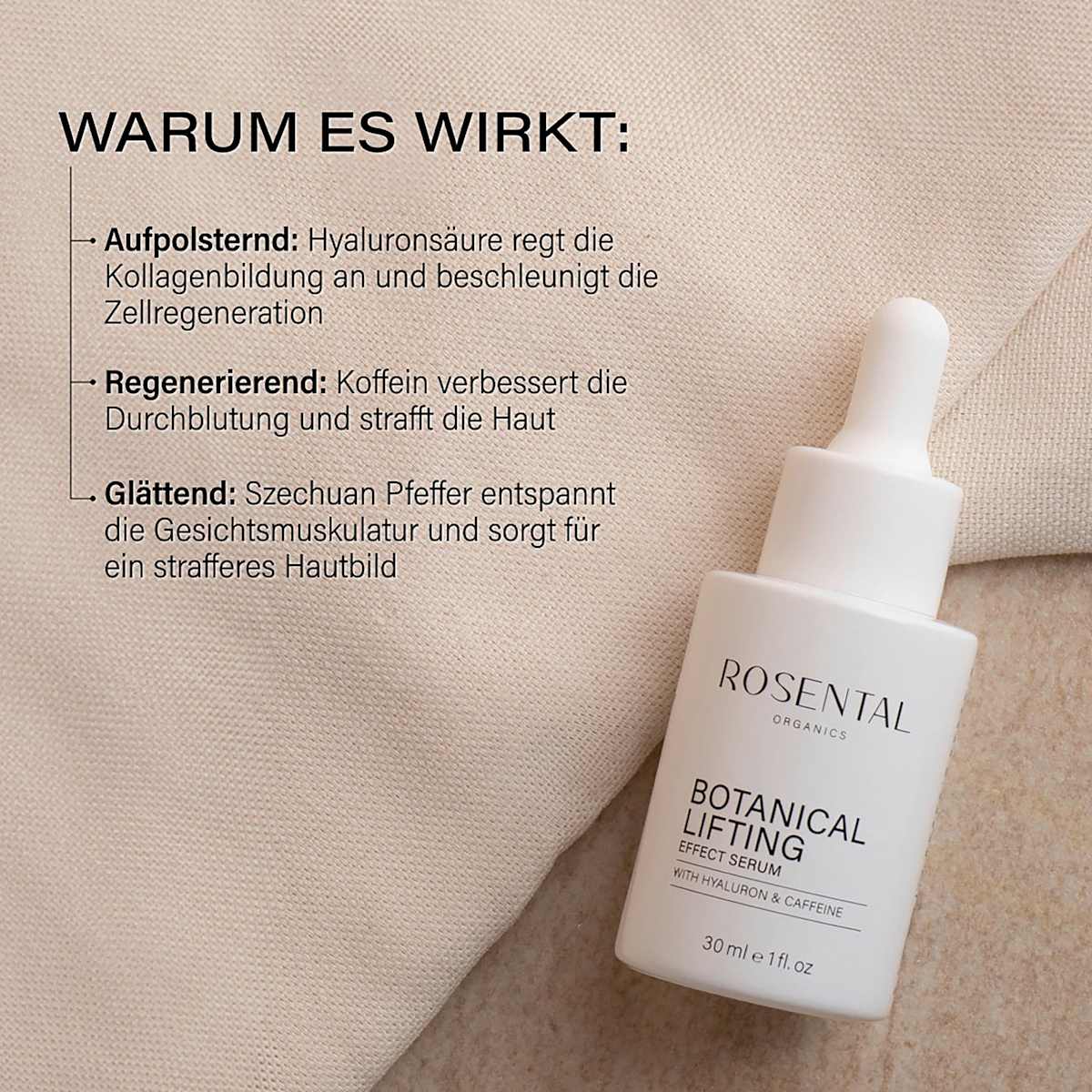 Rosental Organics Botanical Lifting Effect Serum, 30 ml