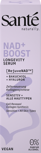 Santé naturally. Face Serum NAD+ Boost Longevity, 30 ml