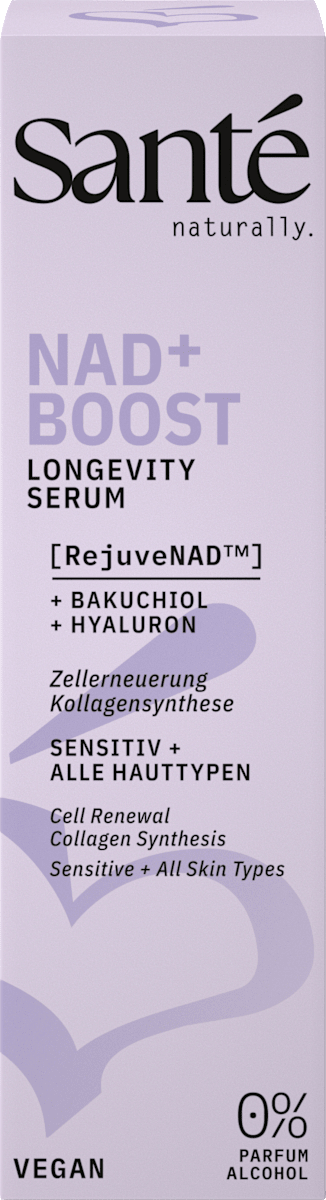Santé naturally. Face Serum NAD+ Boost Longevity, 30 ml