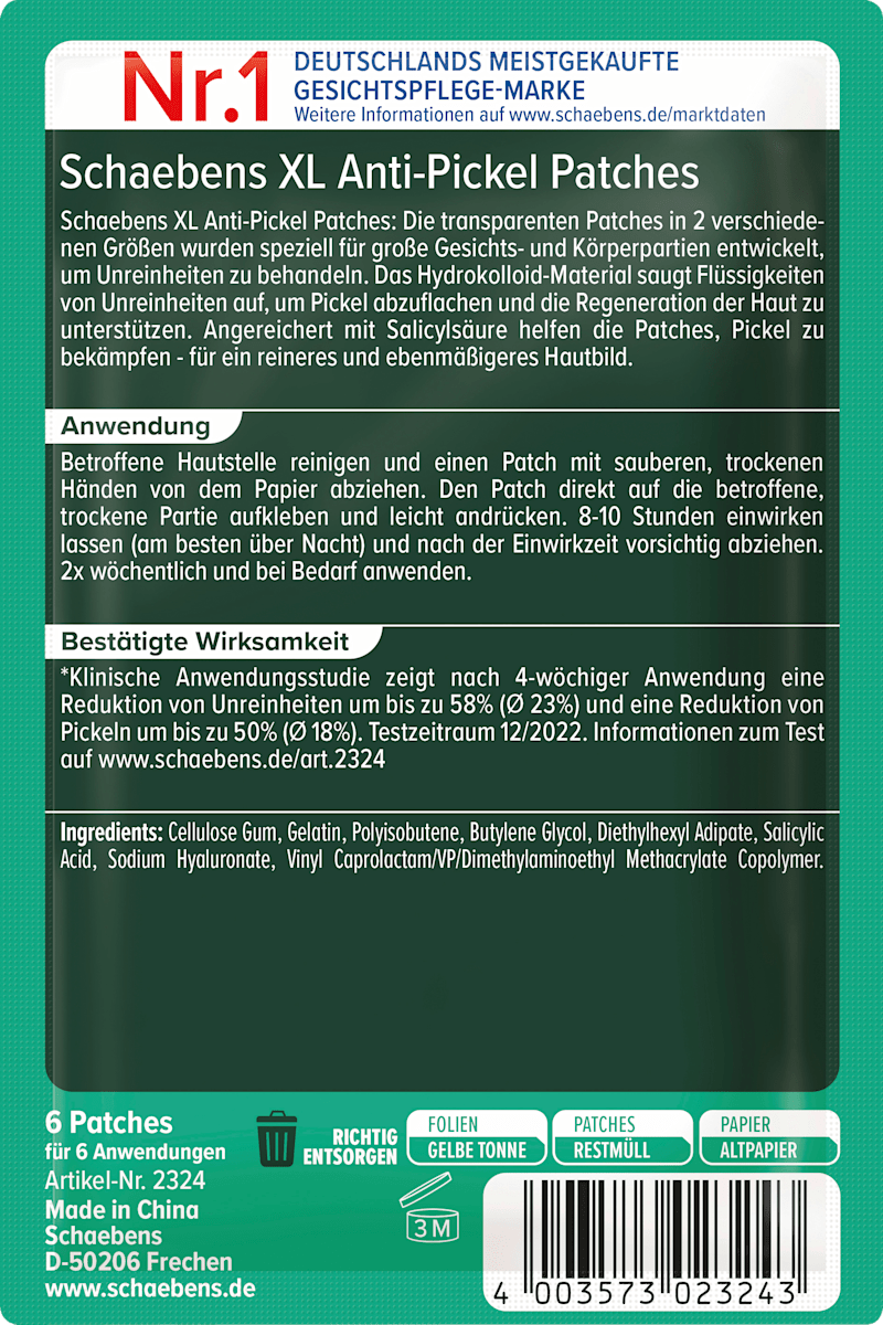 Schaebens Anti-Pimple Patches XL - view 2