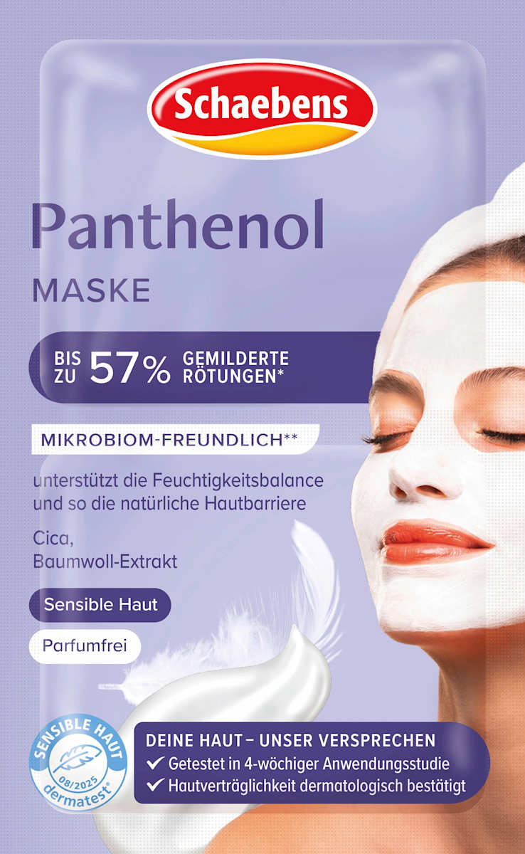 Schaebens Face Mask Panthenol (2x5 ml), 10 ml