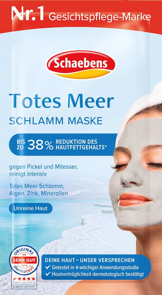 Schaebens Face Mask Dead Sea Mud, 15 ml