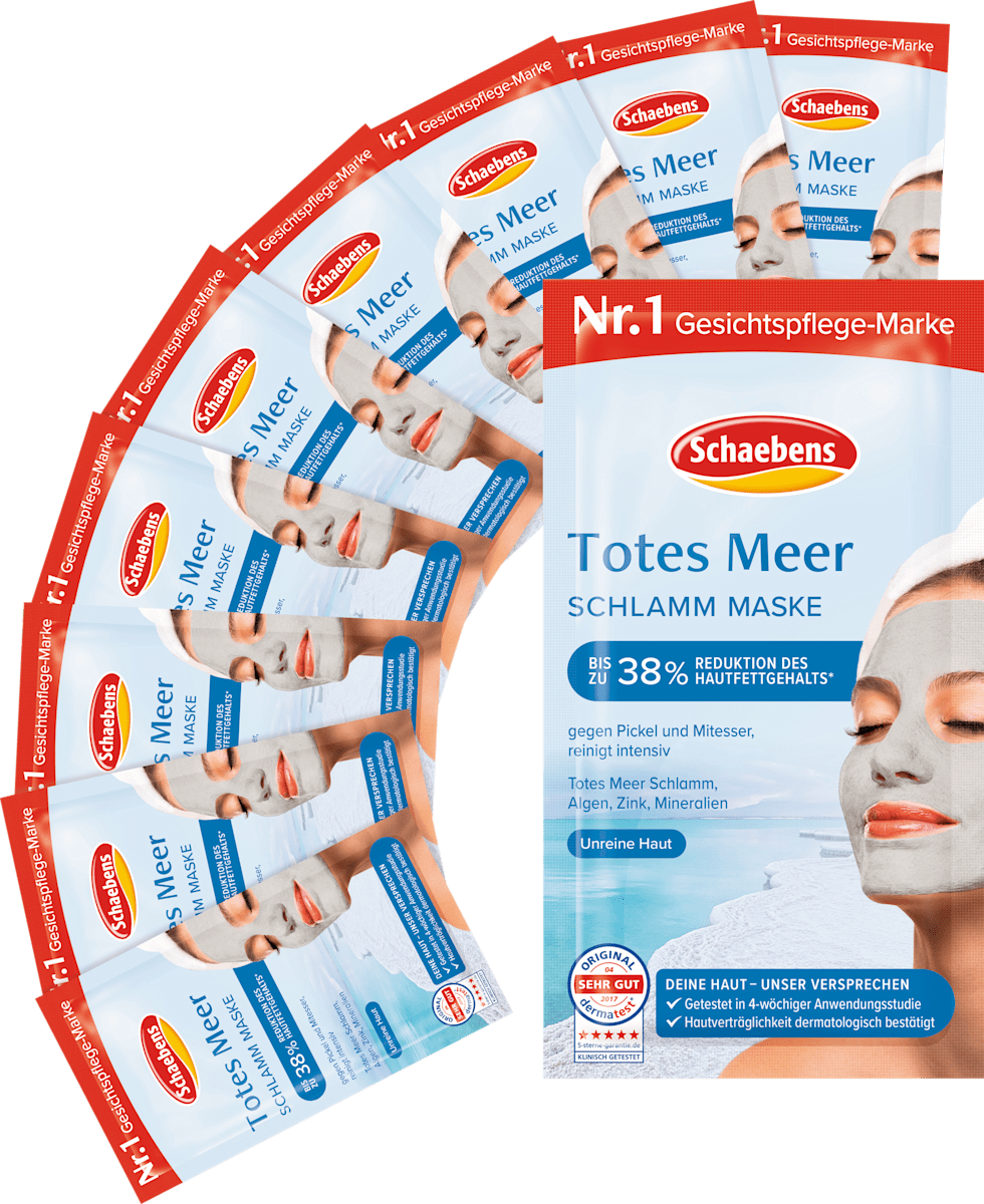 Schaebens Face Masks Dead Sea (10 x 15 ml), 150 ml