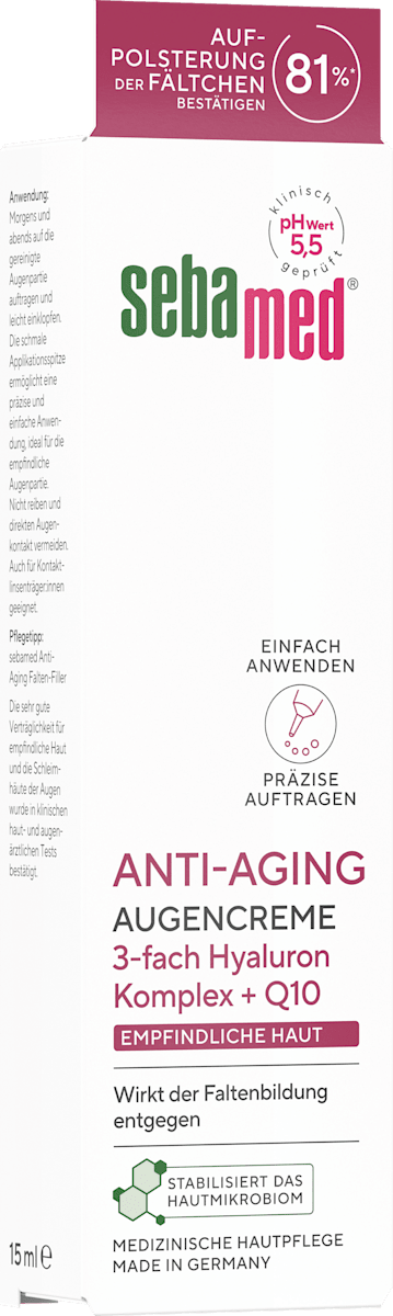 sebamed Anti-Aging Eye Cream Q10, 15 ml
