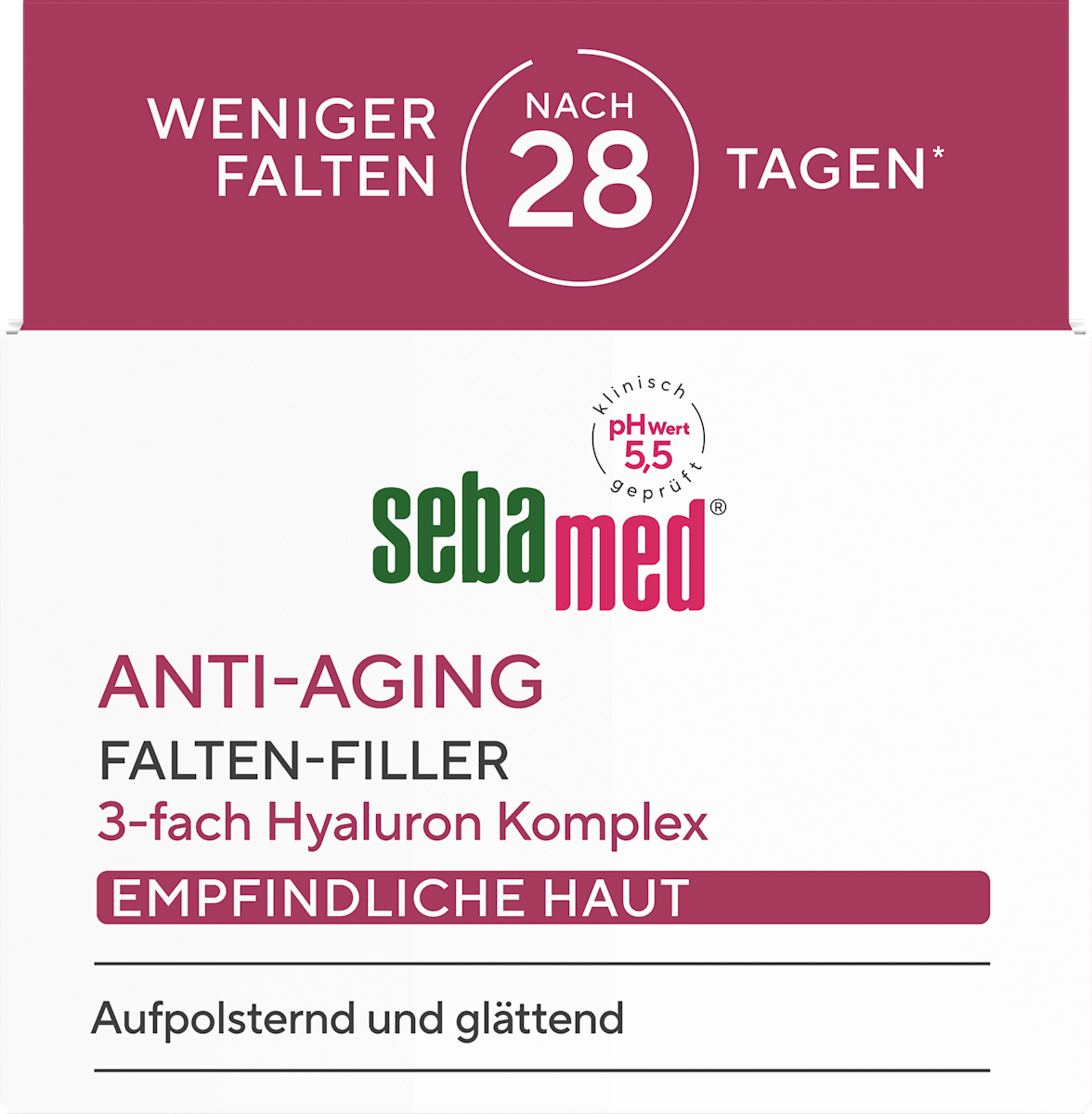 sebamed Anti-Aging Face Cream Wrinkle Filler, 50 ml