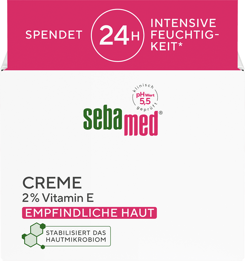 sebamed Moisturizer, 2% Vitamin E, 75 ml