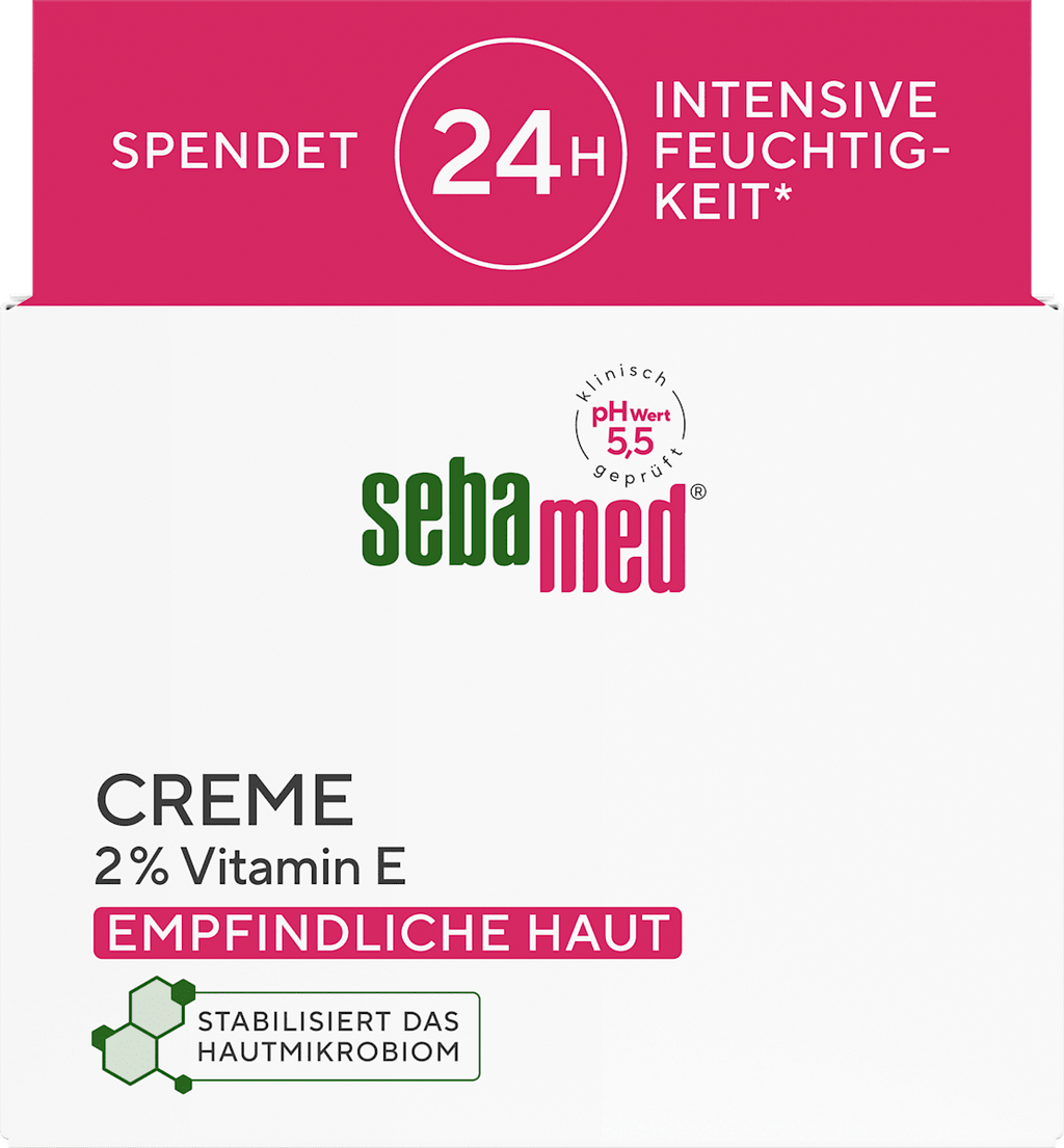 sebamed Moisturizer, 2% Vitamin E, 75 ml