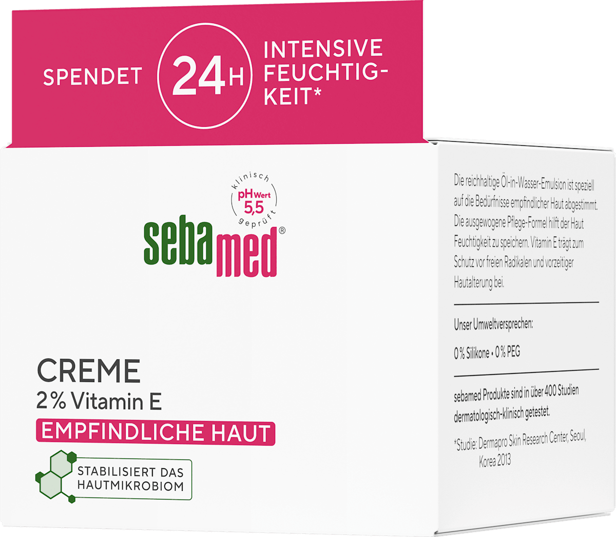 sebamed Moisturizer, 2% Vitamin E, 75 ml