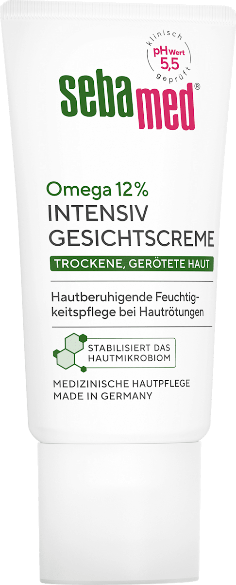sebamed Face Cream Intensive Omega 12% Dry, Red Skin, 50 ml
