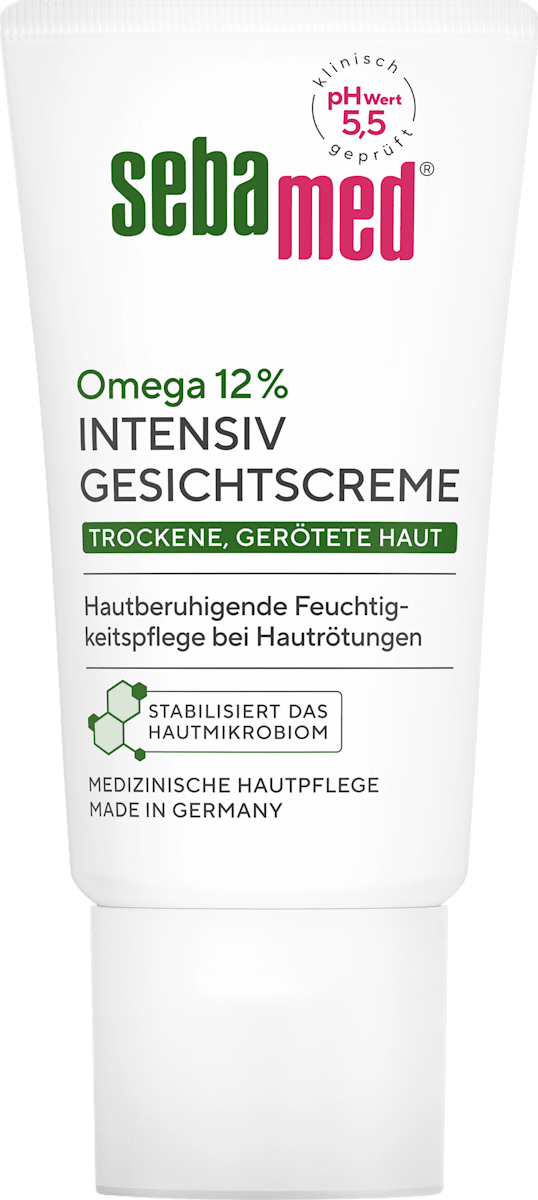 sebamed Face Cream Intensive Omega 12% Dry, Red Skin, 50 ml