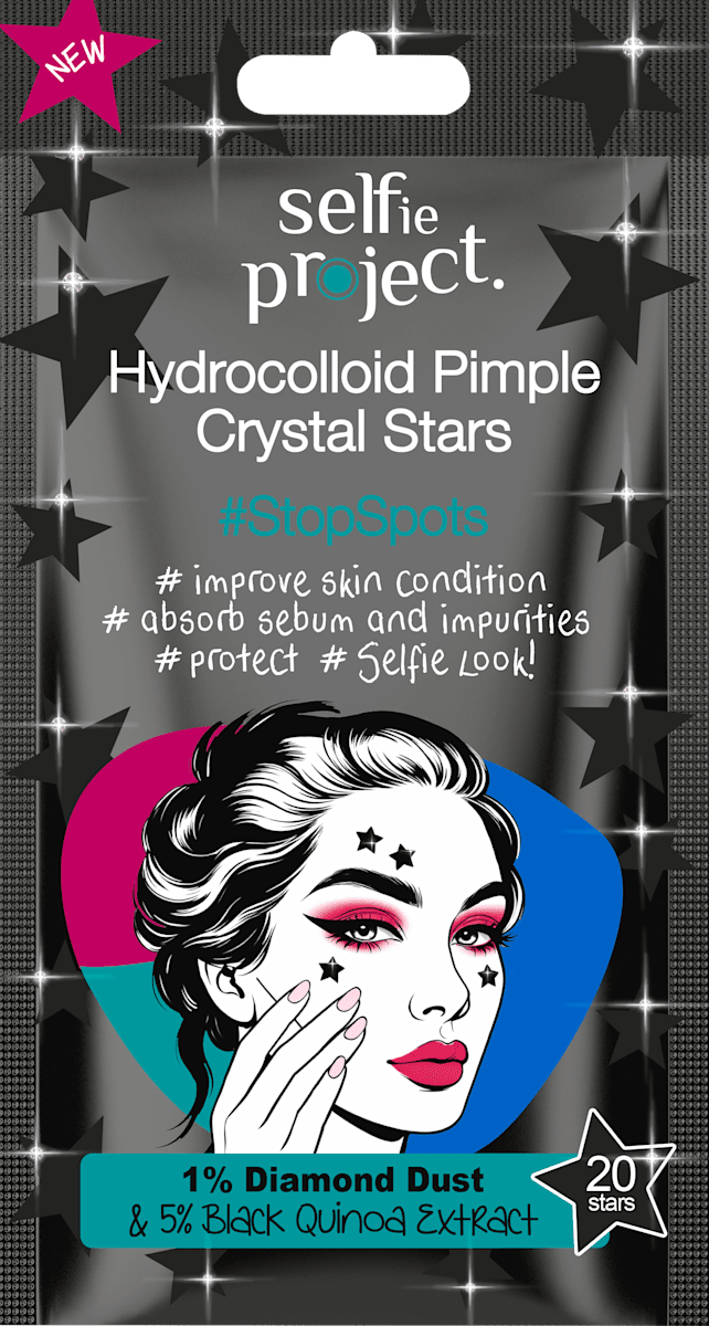 Selfie Project Pimple Patches Crystal Stars