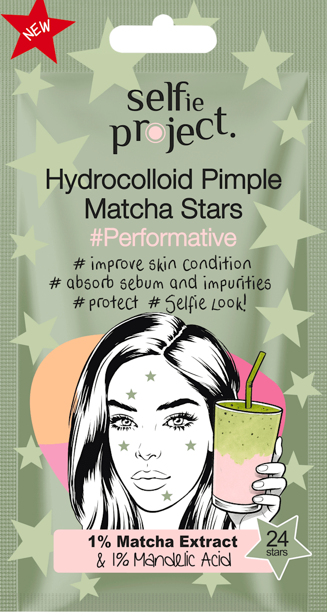 Selfie Project Pimple Patches Matcha Stars