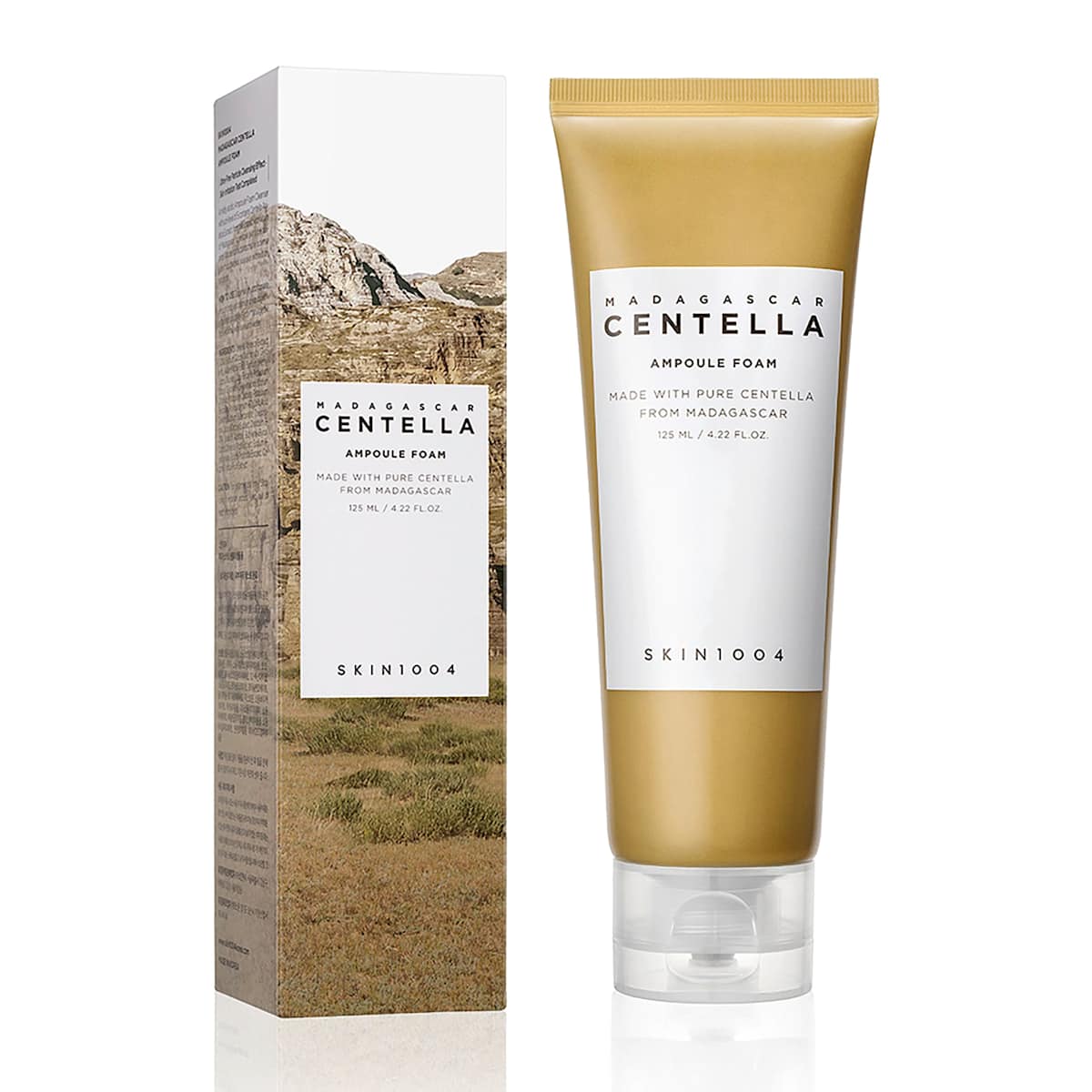 SKIN1004 Madagascar Centella Ampoule Foam Cleanser, 125 ml