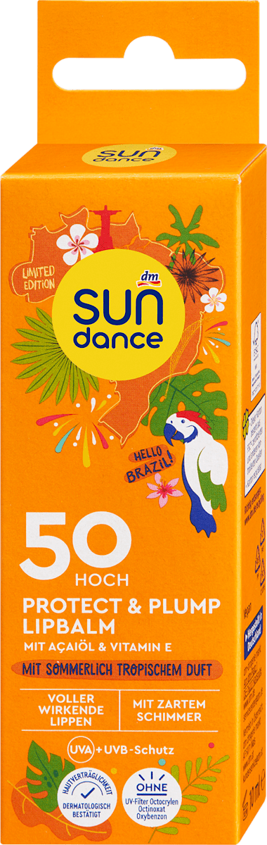 SUNDANCE Lip Balm with Shimmer hello brazil! SPF 50, 10 ml