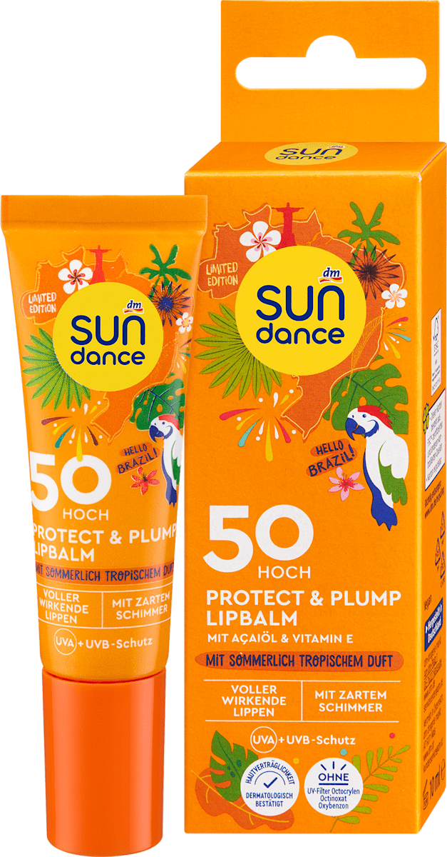 SUNDANCE Lip Balm with Shimmer hello brazil! SPF 50, 10 ml