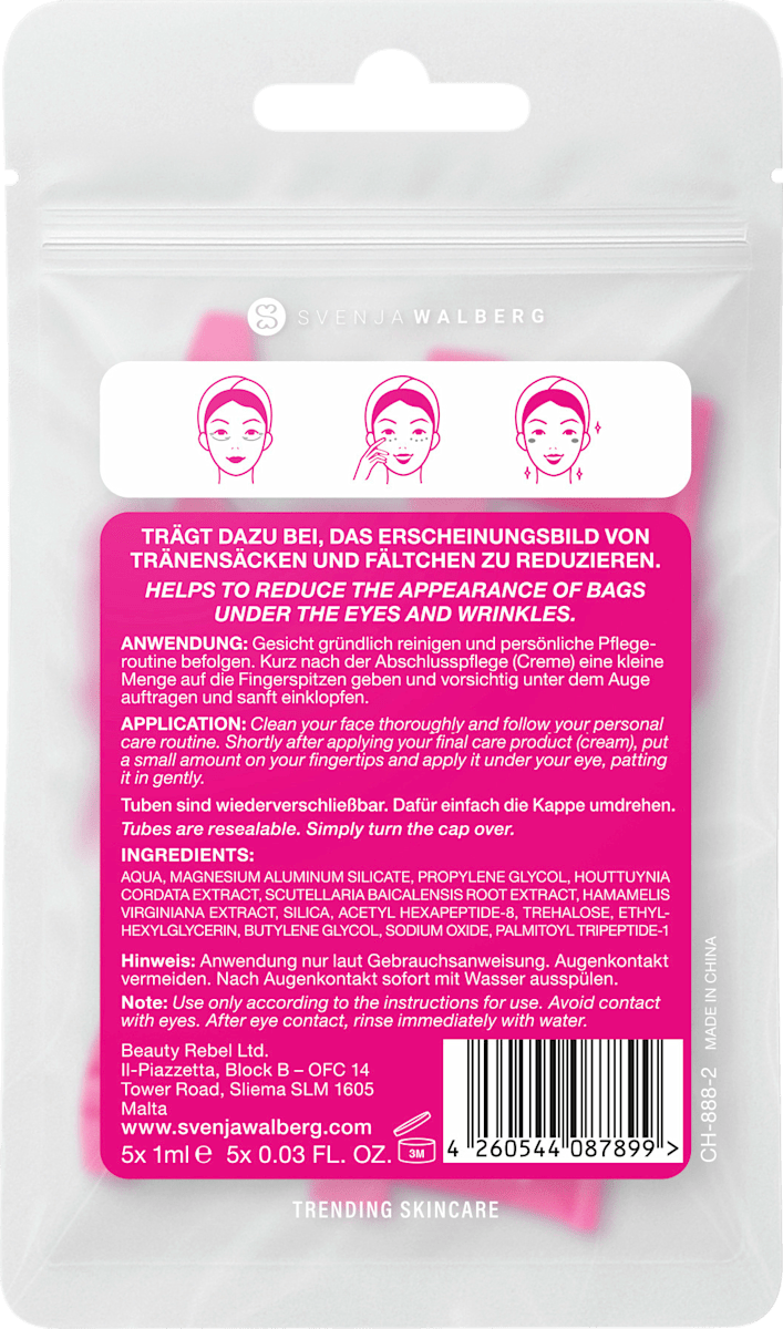 Svenja Walberg Eye Cream eyebaghack (5x1 ml), 5 ml