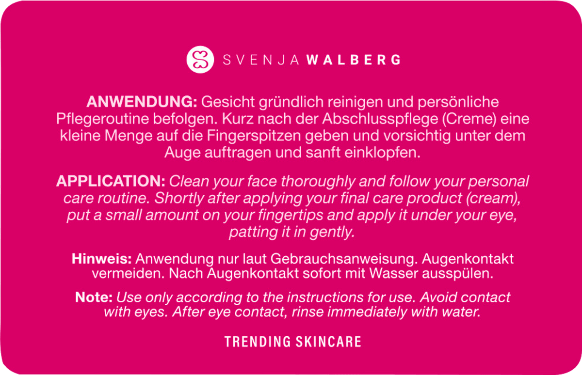 Svenja Walberg Eye Cream eyebaghack (5x1 ml), 5 ml