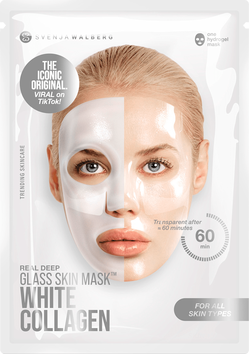 Svenja Walberg Sheet Mask Glass Skin Collagen, 1 pc