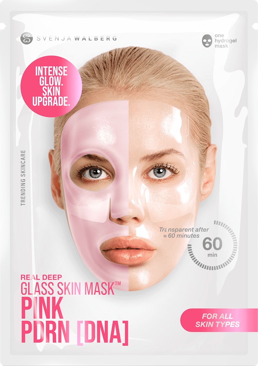Svenja Walberg Sheet Mask Glass Skin Pink PDRN [DNA], 1 pc