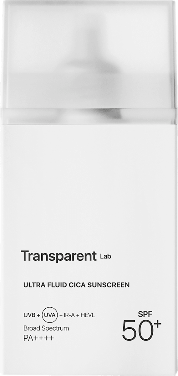 Transparent Lab Face Fluid Ultra Fluid Cica Sunscreen SPF 50+, 100 ml