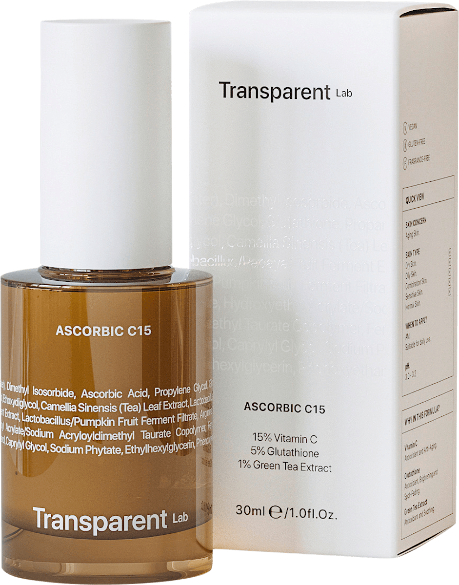 Transparent Lab Face Serum 15% Vitamin C, 30 ml
