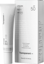 Transparent Lab Lip Gloss Clear SPF 50, Regenerating, 15 ml
