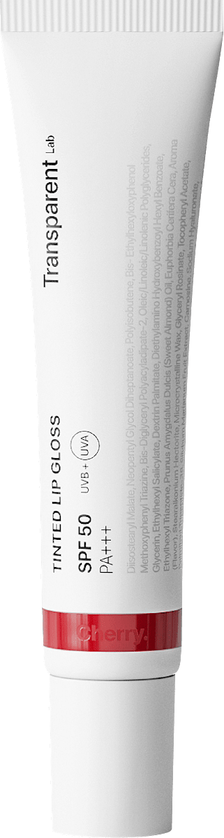 Transparent Lab Lip Gloss Tinted Cherry SPF 50, 15 ml