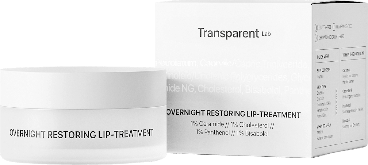 Transparent Lab Lip Care Overnight Restoring, 15 ml