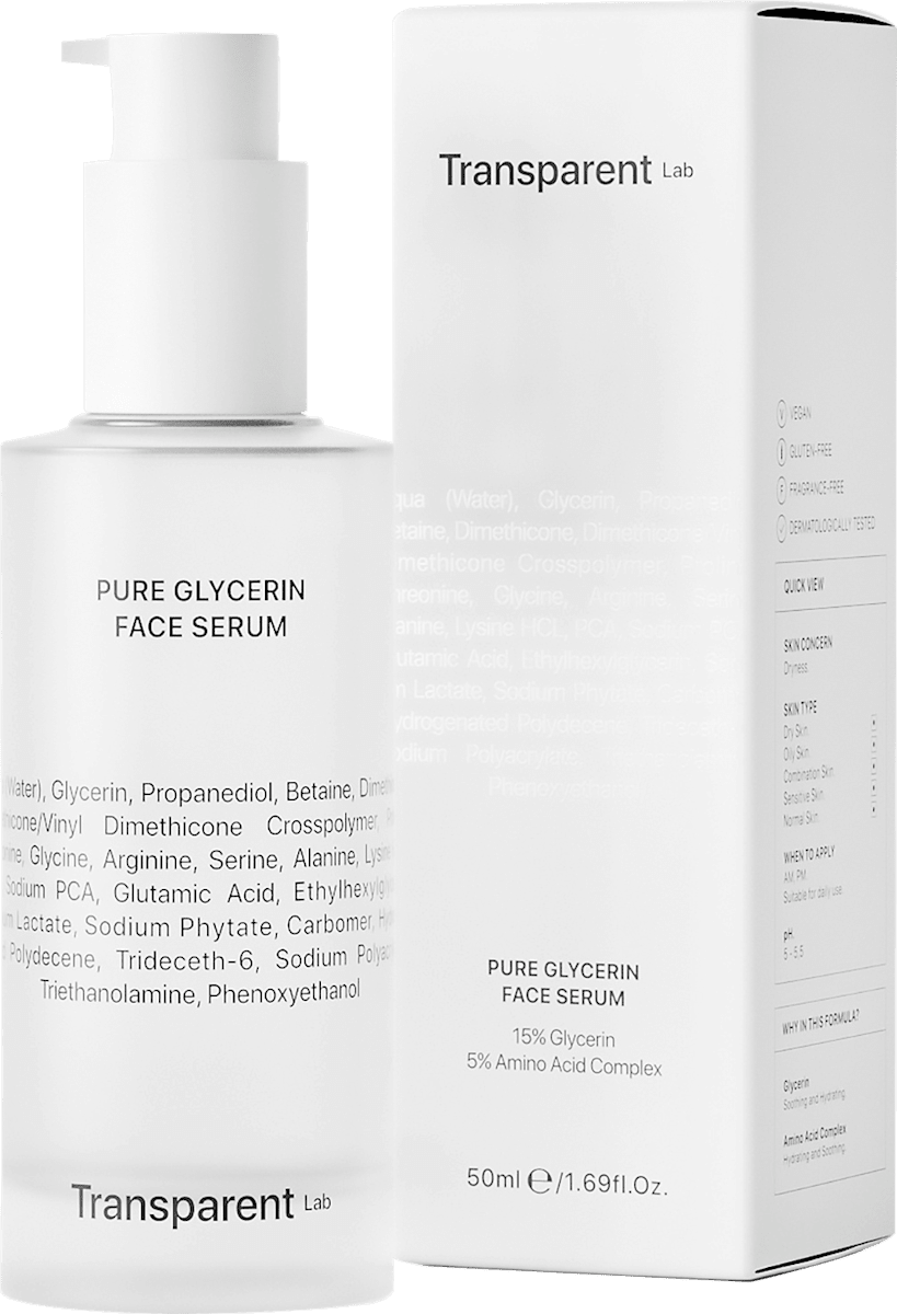 Transparent Lab Pure Glycerine Face Serum, 50 ml