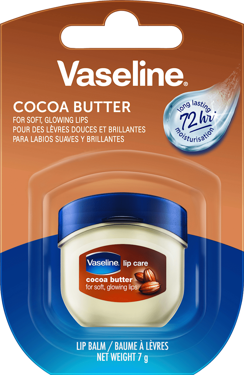 Vaseline Lip Care Cocoa Butter, 7 g