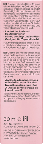 WELEDA Moisturizer Sensitive Almond, 30 ml