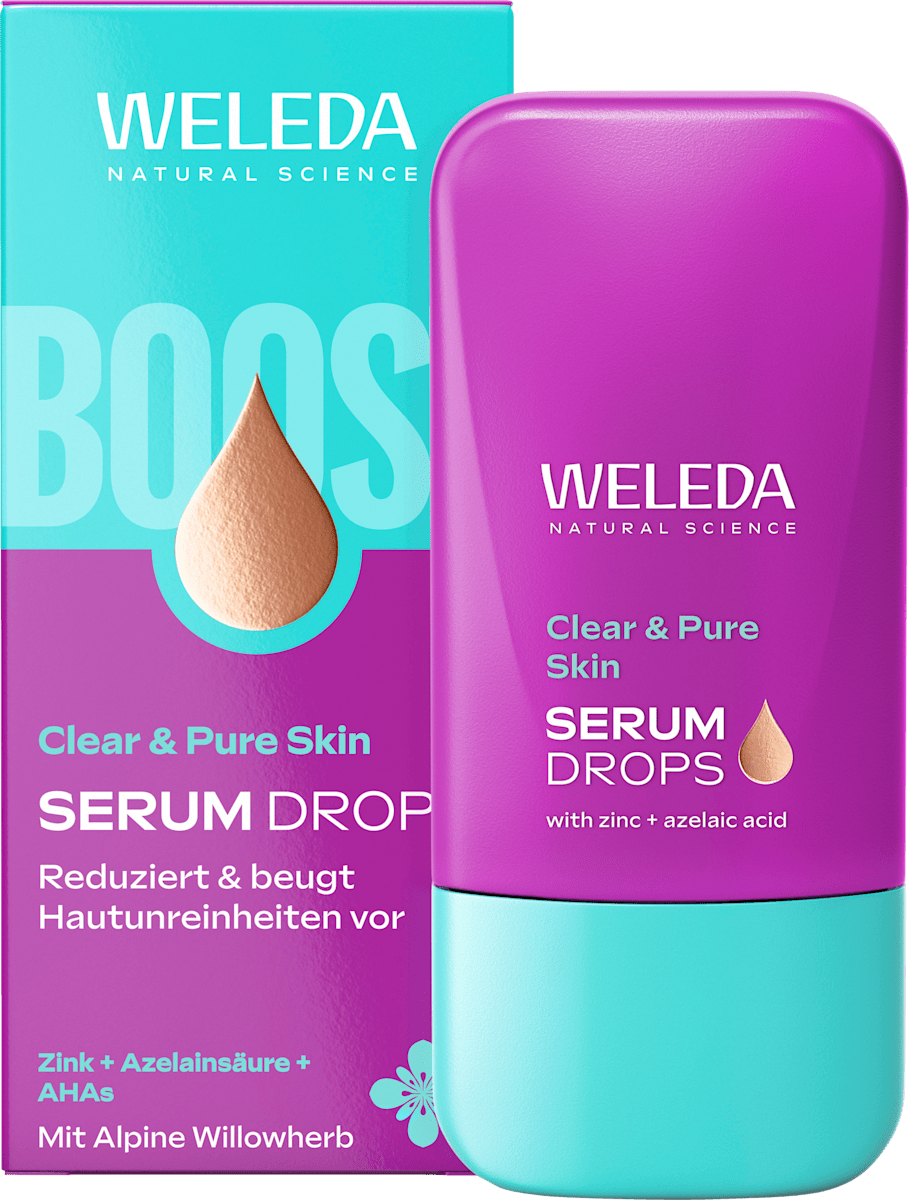 WELEDA Face Serum Drops Clear & Pure Skin, 30 ml