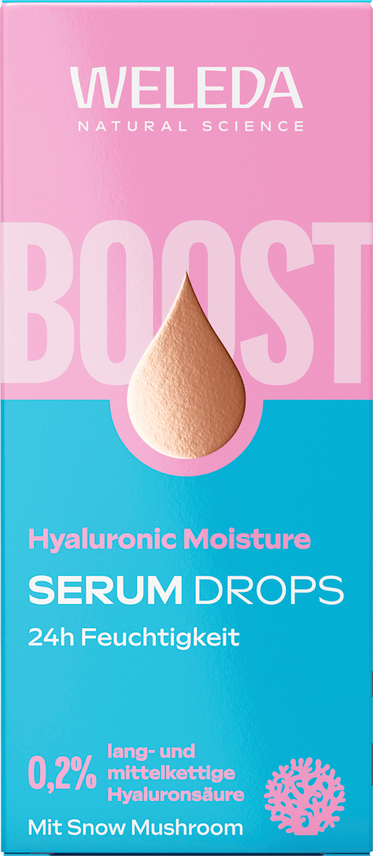 WELEDA Face Serum Drops Hyaluron, 30 ml