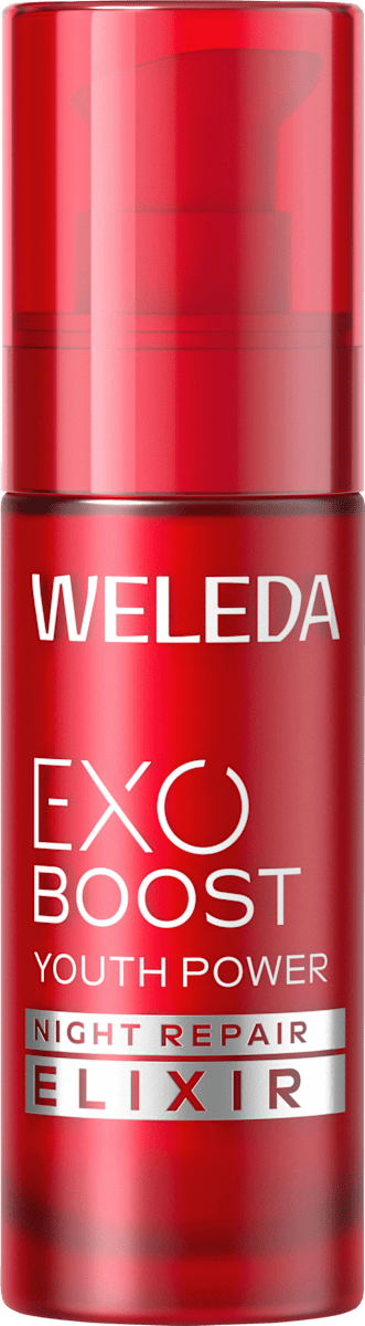 WELEDA Night Face Serum Pomegranate EXO Boost Youth Power Night Repair Elixir, 30 ml