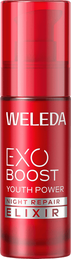 WELEDA Night Face Serum Pomegranate EXO Boost Youth Power Night Repair Elixir, 30 ml