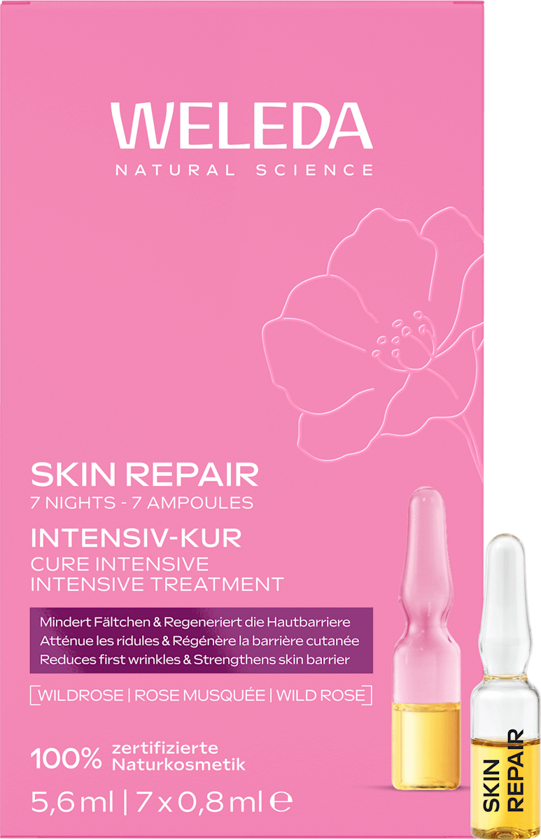 WELEDA Intensive Treatment Ampoules Wild Rose (7 x 0.8 ml), 5.6 ml