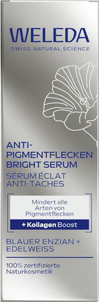 WELEDA Serum Bright Anti-Pigment Spots Blue Gentian & Edelweiss, 30 ml