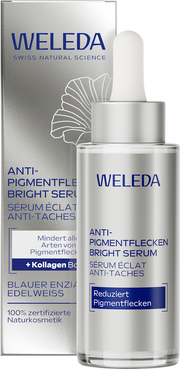 WELEDA Serum Bright Anti-Pigment Spots Blue Gentian & Edelweiss, 30 ml