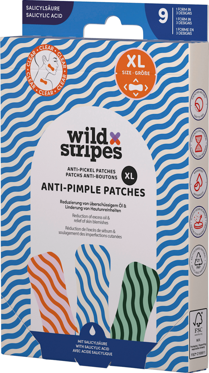 Wild Stripes Anti-Pimple Patches XL - view 2