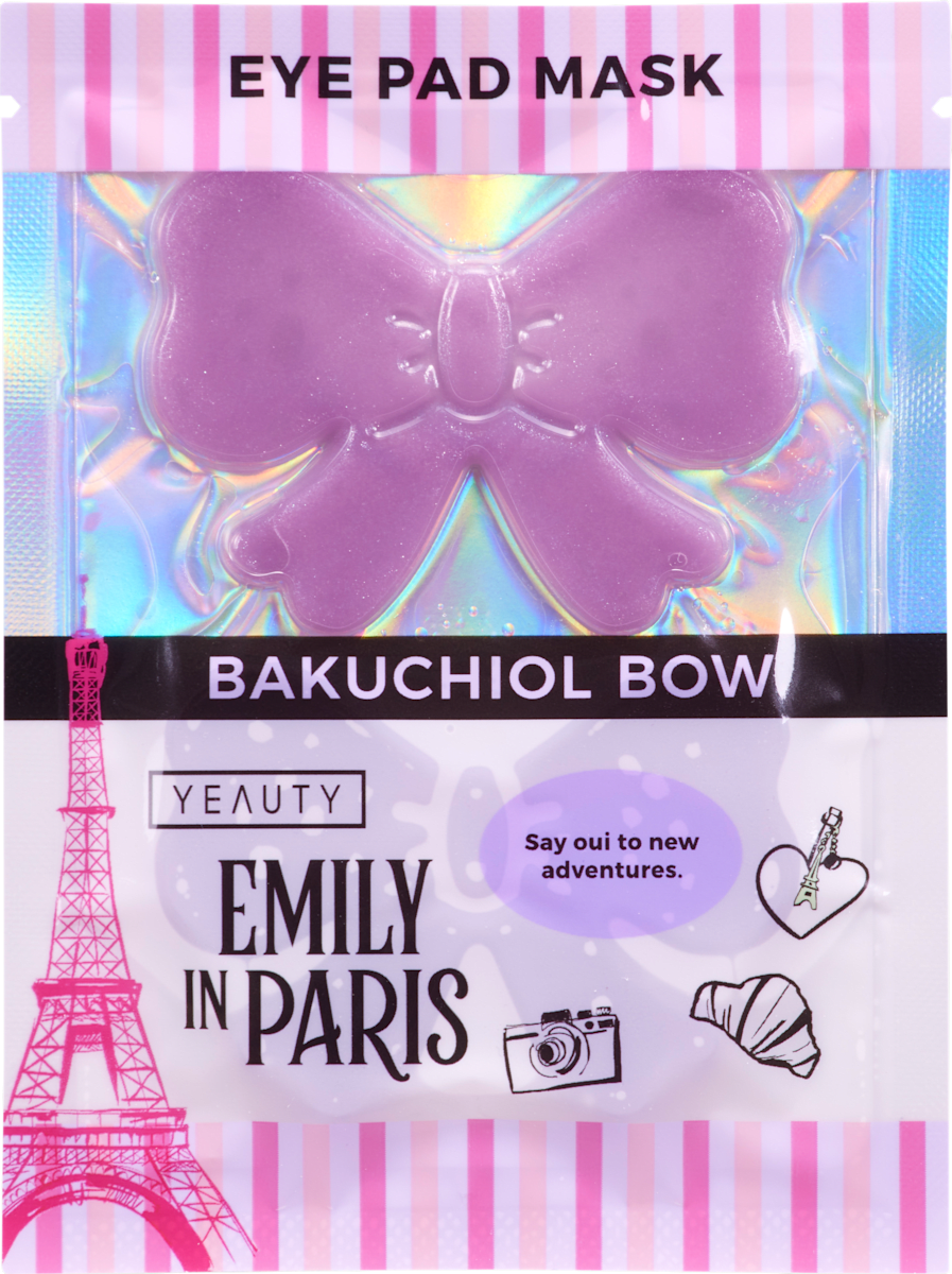 Yeauty Eye Pads Emily in Paris Bakuchiol Bow (1 pair), 2 pcs