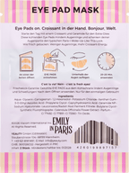 Yeauty Eye Pads Emily in Paris Ceramide Croissant (1 pair), 2 pcs