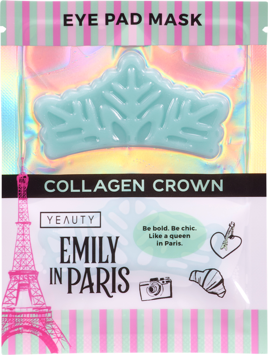 Yeauty Eye Pads Emily in Paris Collagen Crown (1 pair), 2 pcs