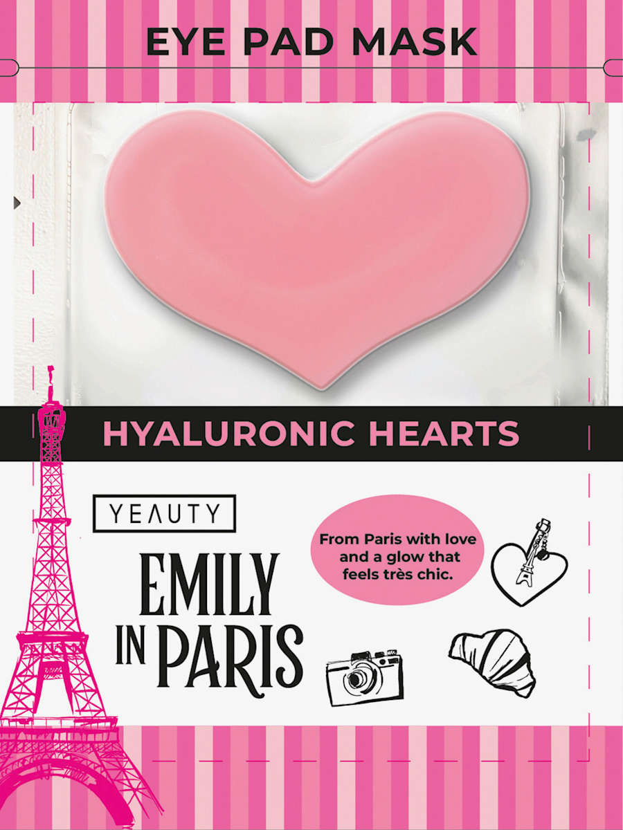 Yeauty Eye Pads Emily in Paris Hyaluronic Hearts (1 pair), 2 pcs