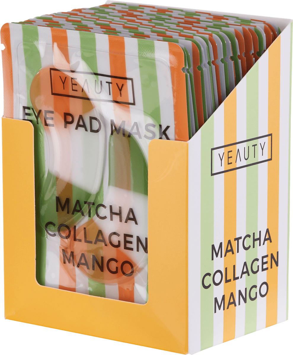 Yeauty Eye Pads Matcha Collagen Mango (1 Pair), 2 pcs